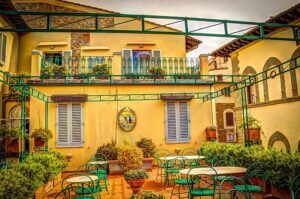 Very Cosy Rooftop Restaurant In Florence